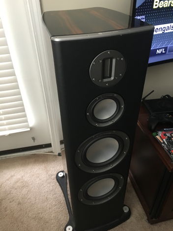 Monitor Audio PL-300 Piano Ebony finish - boxes and acc...