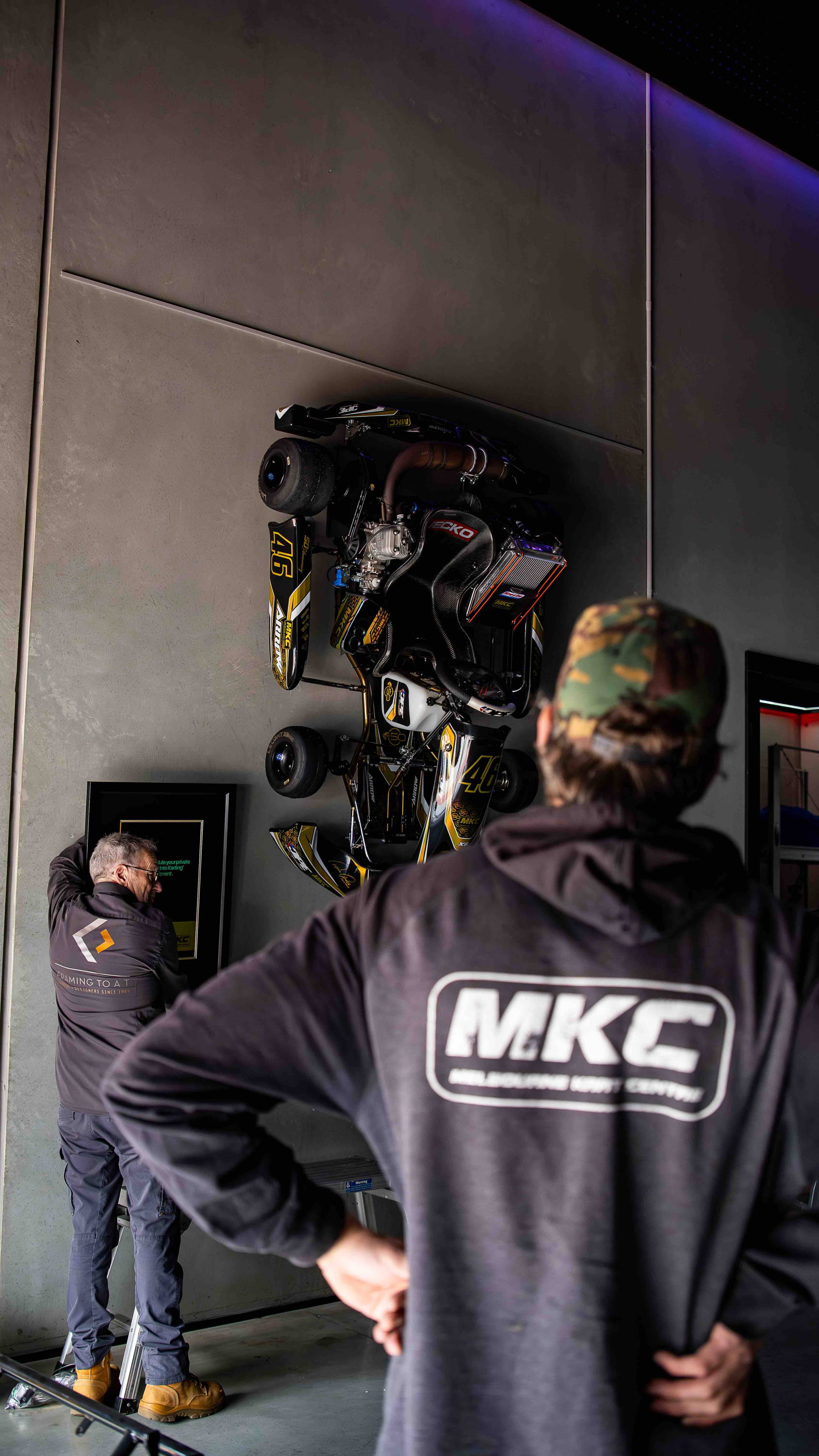Art Installation of a Race Kart