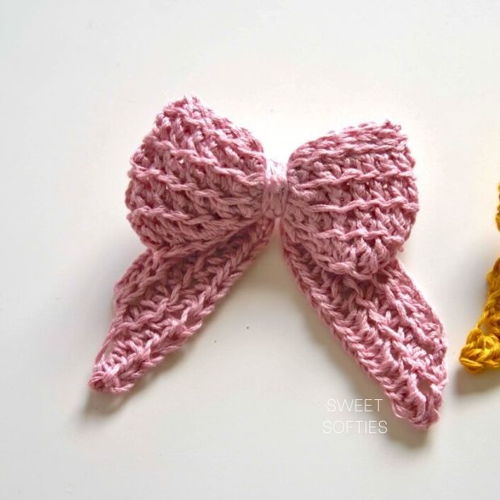 Tutorial de crochê MAISIE BOW · Padrão de crochê fácil, rápido e gratuito