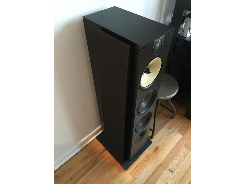 Bowers and Wilkins 683 S2 B&W tower speakers black ash