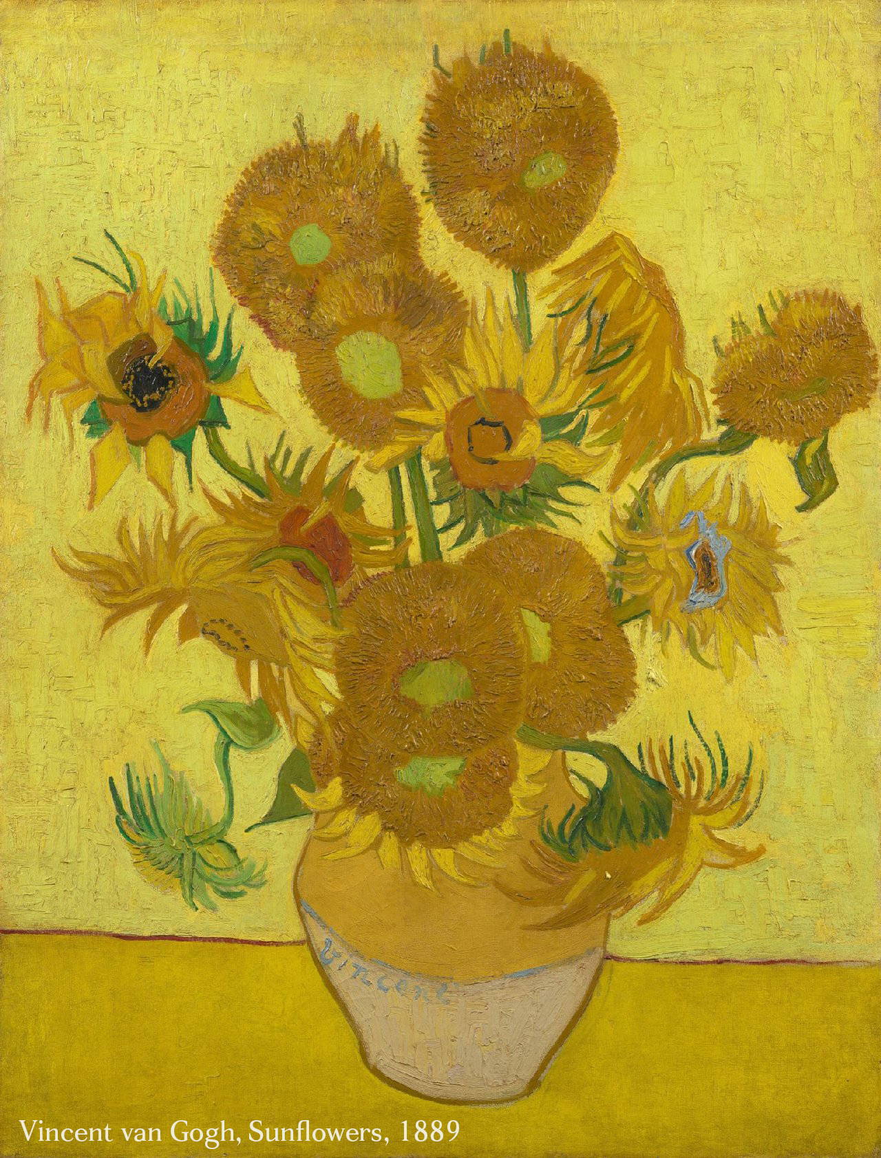 Wild at Heart - Sunflower painting by Van Gogh