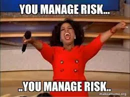 You Manage Risk