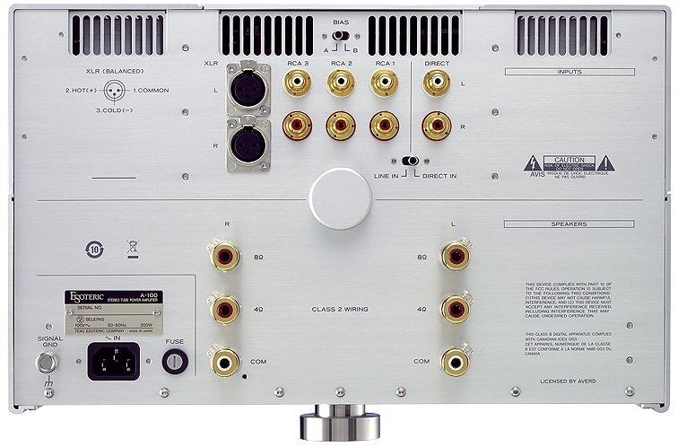 Esoteric A-100 Vacuum Tube Stereo Ampliflier / Europe /... 2