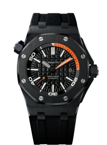 Royal Oak Offshore Diver 15707 Black Ceramic / Orange