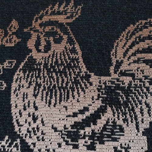 Floral Flock Chicken Mosaic Blanket