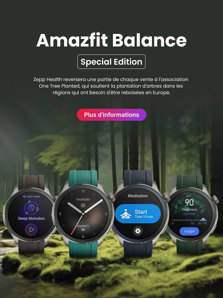 Nouvelle amazfit 2025