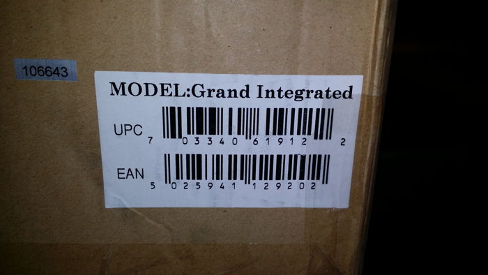 Peachtree Audio Grand Integrated Sealed box.