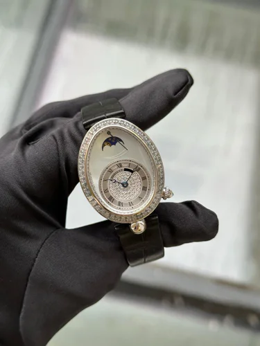 Breguet Reine de Naples Phase de Lune 8909 Baguette Round and Briolette Diamonds