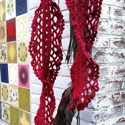 Celosia kanten sjaal met een twist (NL)