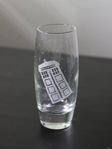 glass engraved