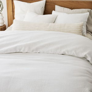 European Flax Linen Duvet Cover - Full Size, White