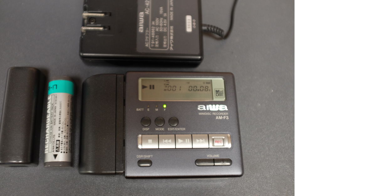 Aiwa AM-F3 Portable MD Recorder For Sale | Audiogon