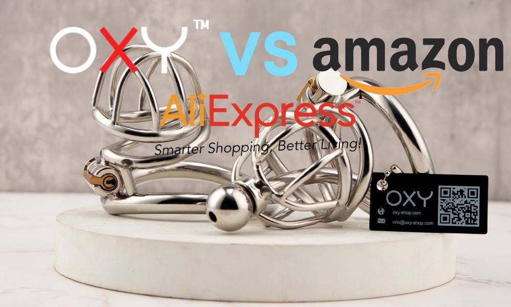 Where to Get Chastity Cages; Oxy-Shop or AliExpress and Amazon 
