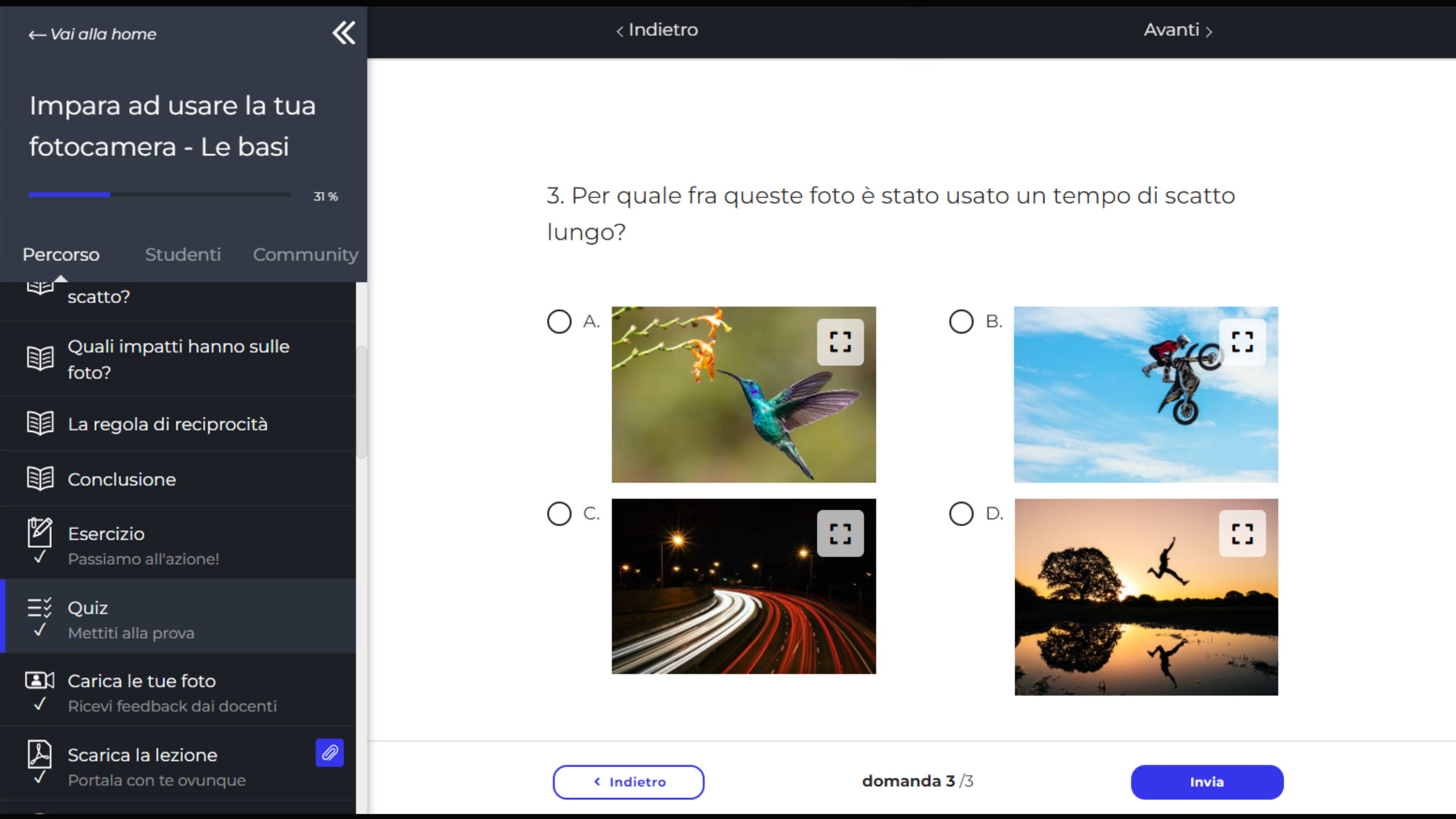 Lezione online utilizzo Lightroom- Corso di fotografia online - Midnuances