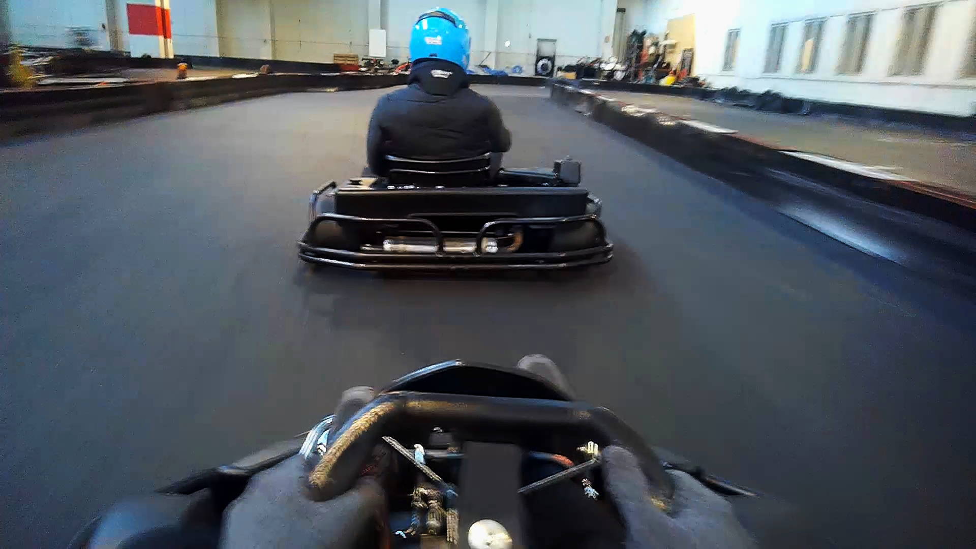 GoKart bliver optaget med kamera briller