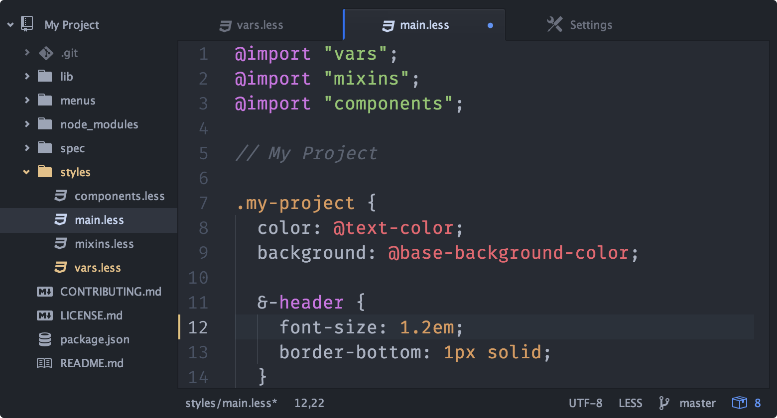 49 Best color themes for text editors as of 2023 - Slant