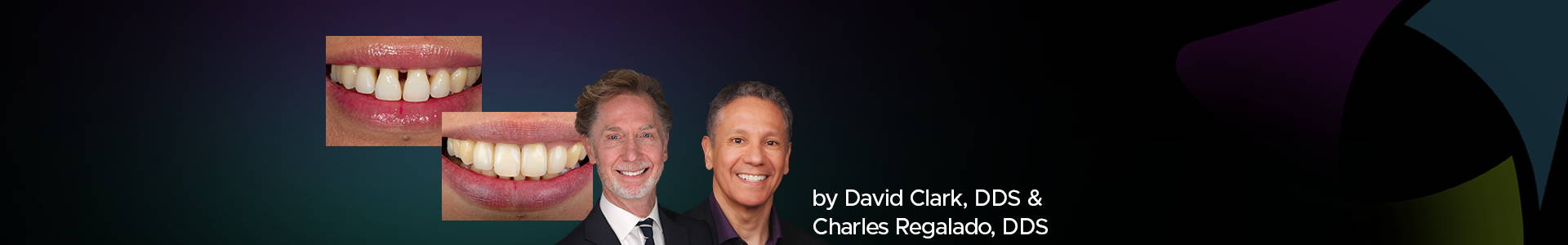 blog banner featuring Dr Clark and Dr Regalado and two clinical images