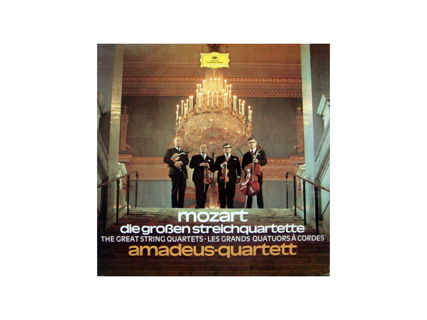 DG / AMADEUS QUARTET, - Mozart The Great String Quartets, MINT, 4LP Box Set!