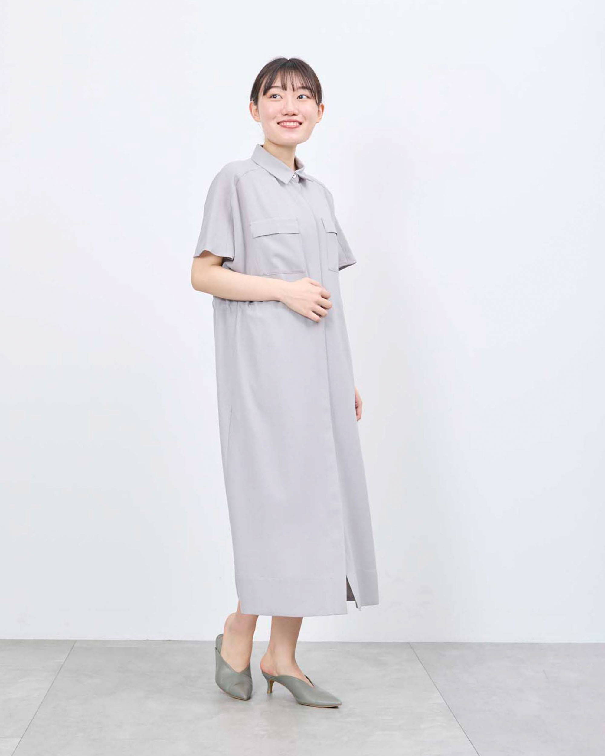 ロングシャツワンピース - SOÉJU online store｜上質な大人の
