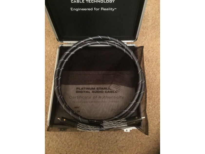 Wireworld Platinum Starlight 7 1.5M Arguably, the best digital rca  75 ohm  cable