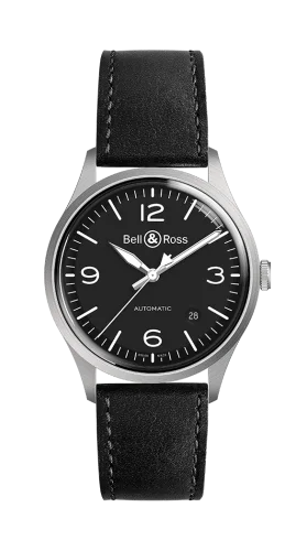 BR V1-92 Stainless Steel / Black / Calf