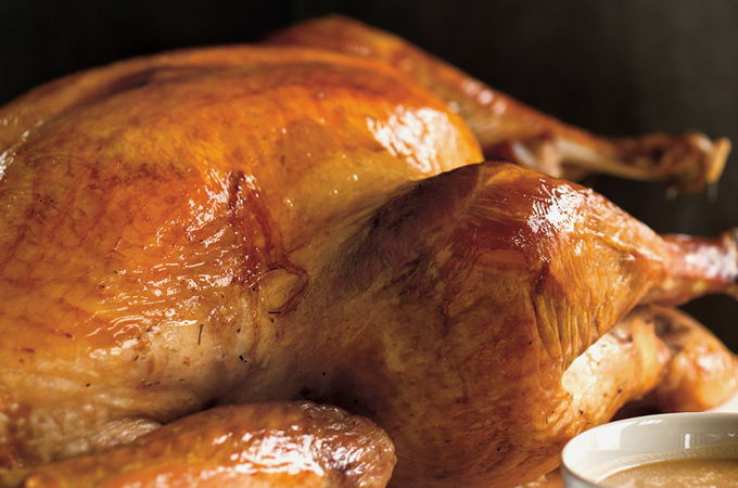 Salt-Rubbed Roasted Turkey