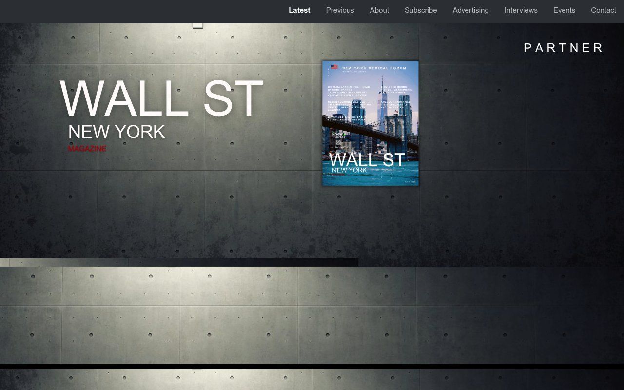 Wall St New York Magazine Cover Feature