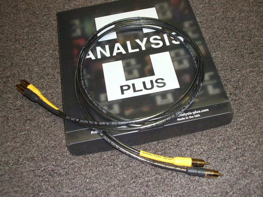 Anaysis Plus Copper Oval-In Micro Interconnects, 1.5 meter RCA
