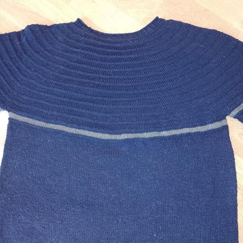 JASPER, pullover with rounded yoke for men