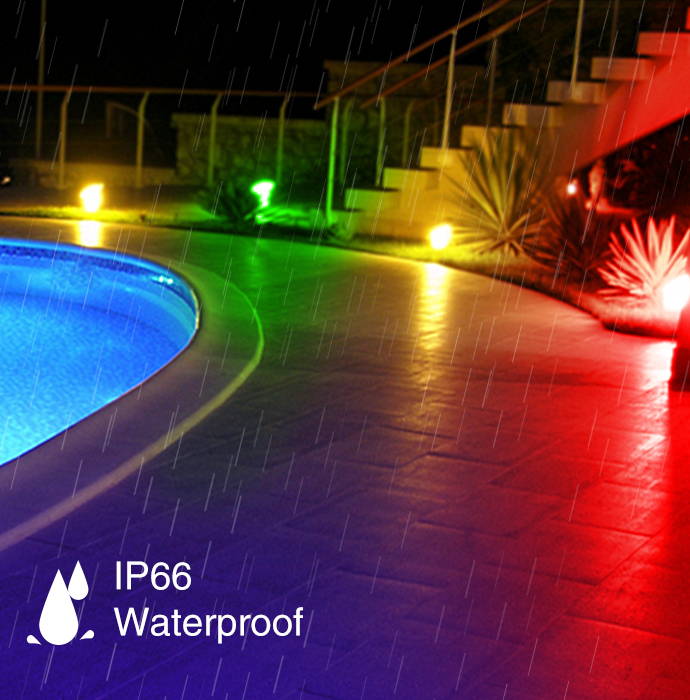 RGB Floodlight IP66 Waterproof Feature