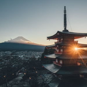Mt. Fuji on Honeymoon