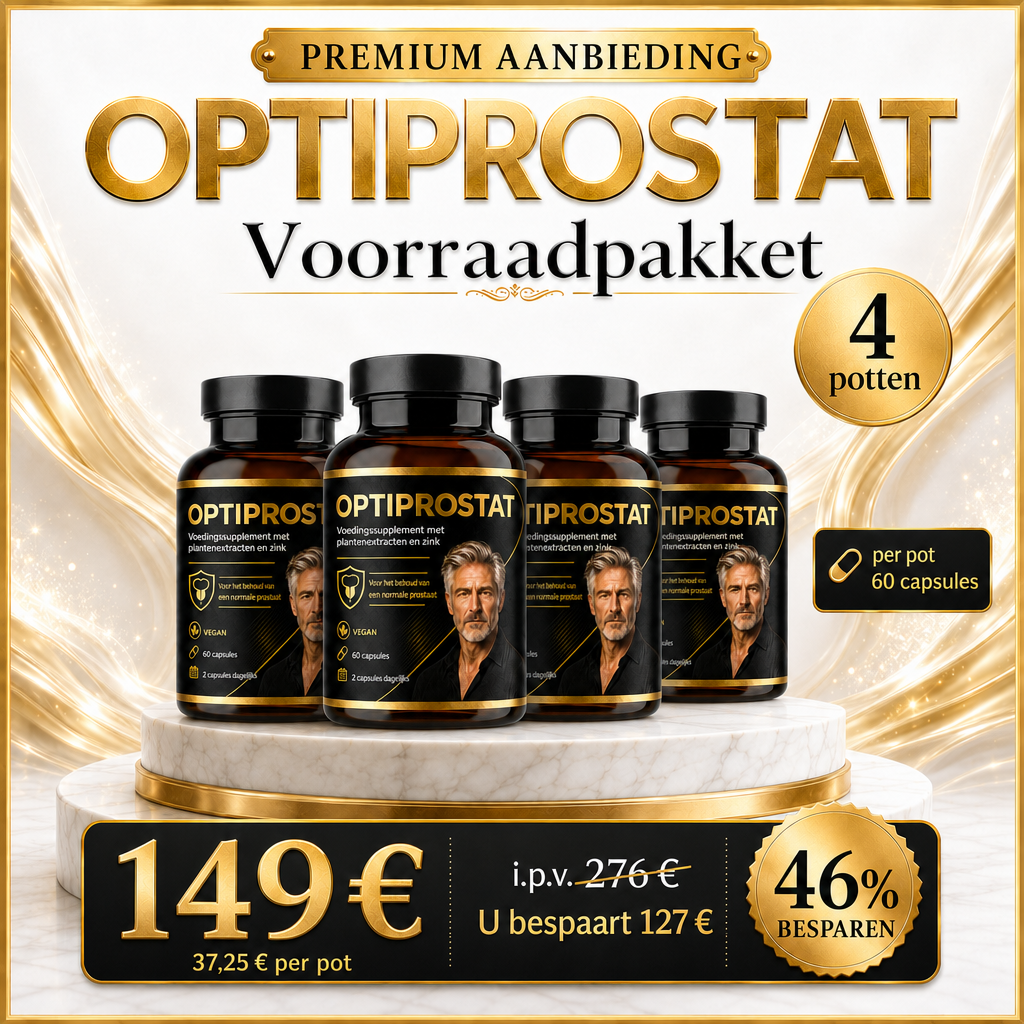 AI-gegenereerde afbeelding: Voordeelvoorraad - OPTIPROSTAT voedingssupplement voor de prostaat
