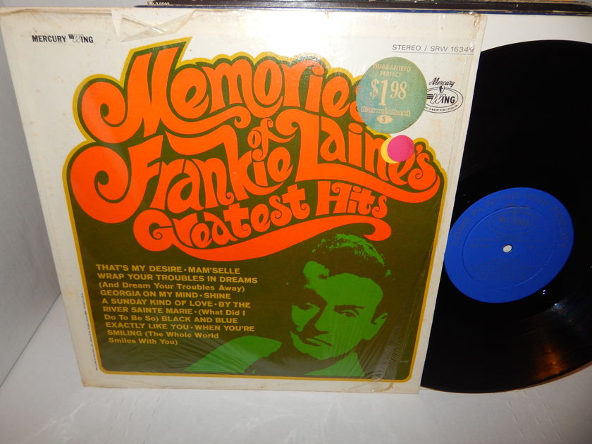 FRANKIE LAINE Memories Greatest Hits - Mercury Wing DG SRW 16349 Shrink Clean LP
