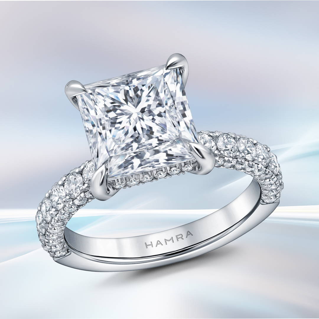 princess cut diamond engagement ring