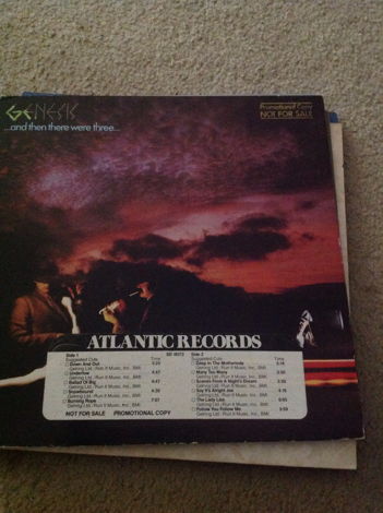 Genesis - And Then There Were Three Atlantic Records LP...