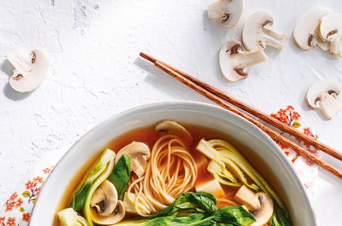 Soupe ramen au tofu