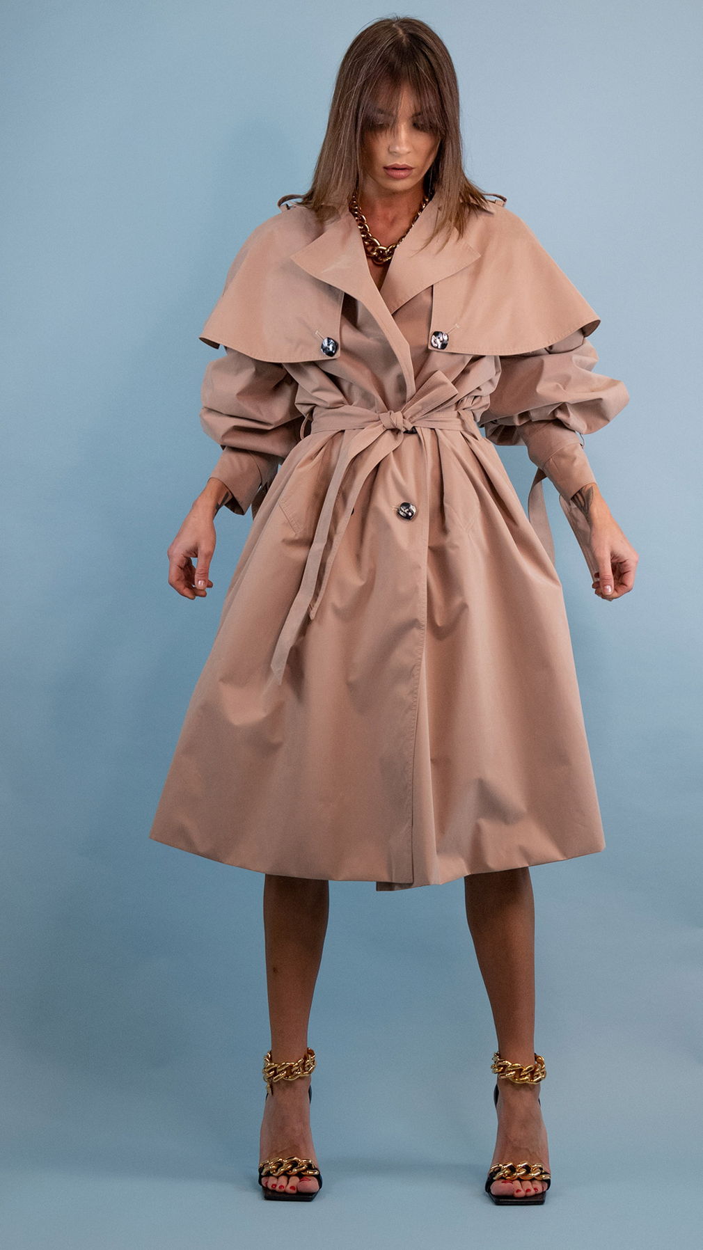 No More Rain trench coat