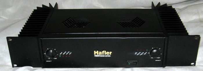 Hafler P-3000 transnova plwer amplifier balanced XLR