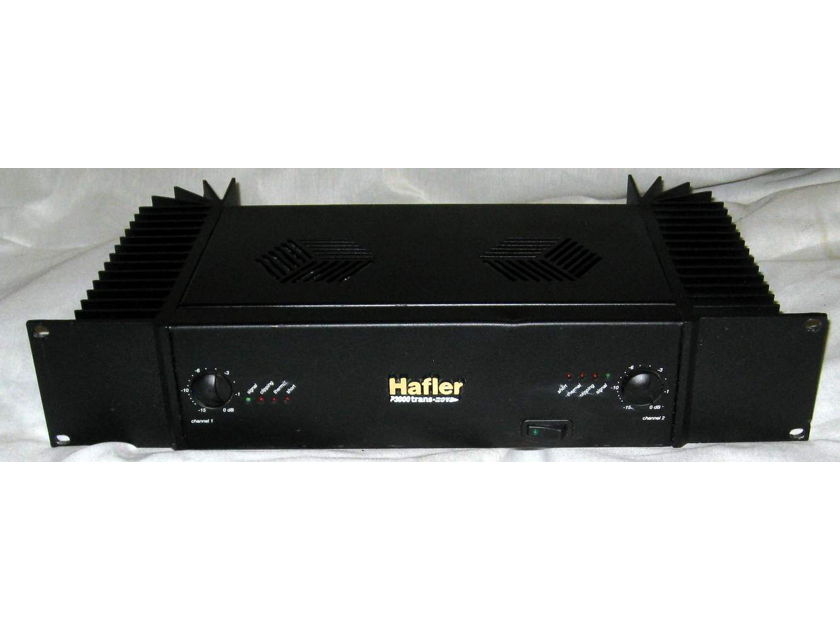 Hafler P-3000 transnova plwer amplifier balanced XLR