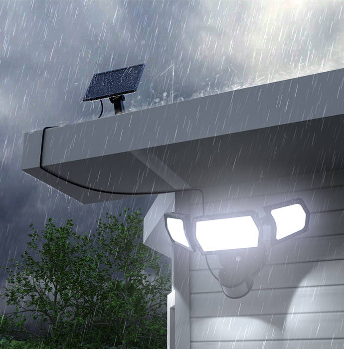 Onforu Waterproof Exterior LED Solar Motion Lights