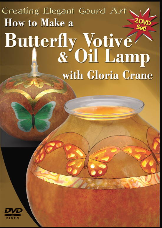 Butterfly Votive and Oil Lamp by Gloria Crane