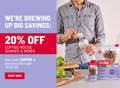 WE'RE BREWING UP BIG SAVINGS: 20% OFF COFFEE HOUSE SHAKES & MIXES MEAL LOSE Use code COFFEE at checkout through 10.07.25 SHOP NOW