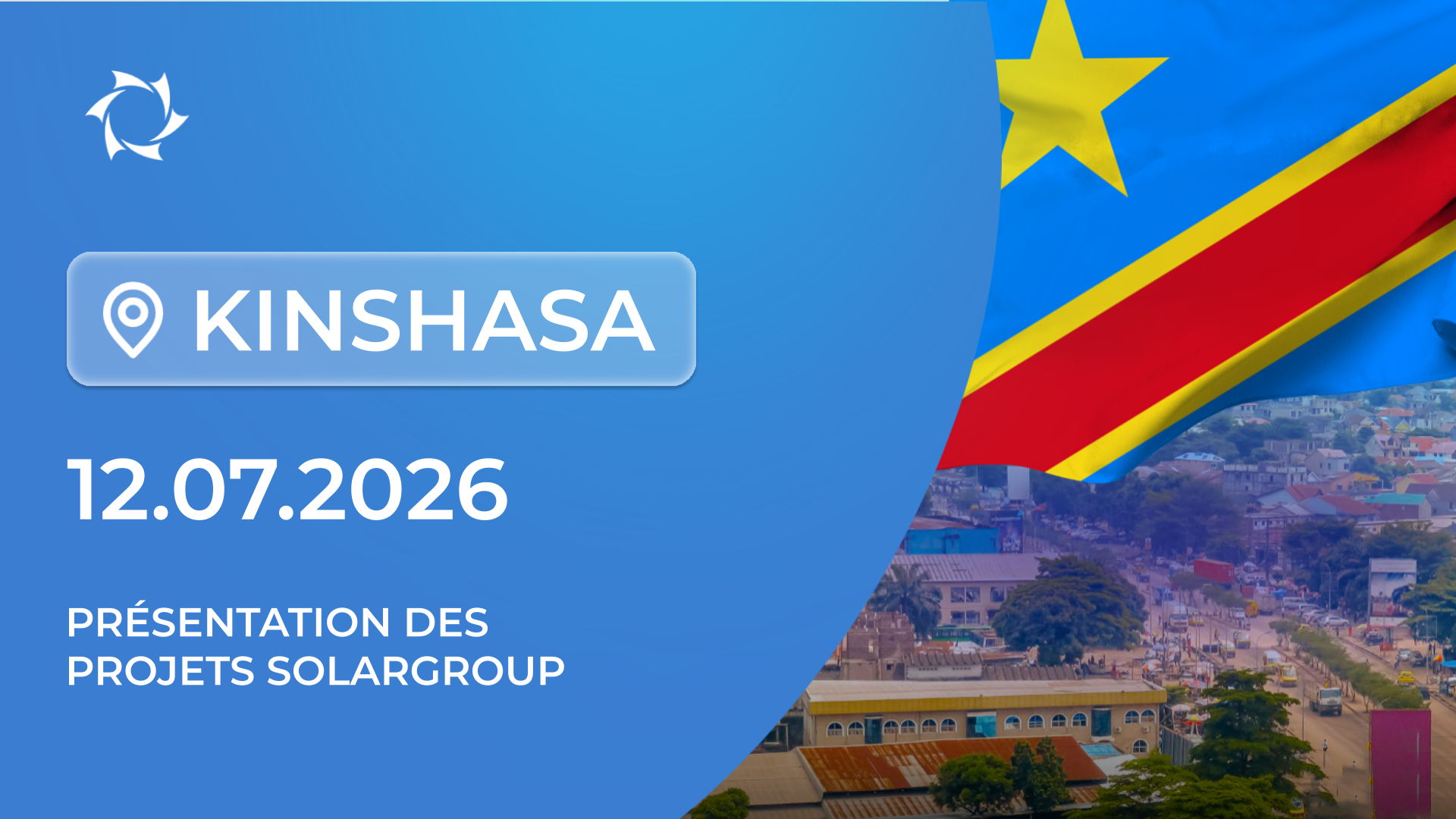 Présentation des projets SOLARGROUP à Kinshasa en République Démocratique du Congo