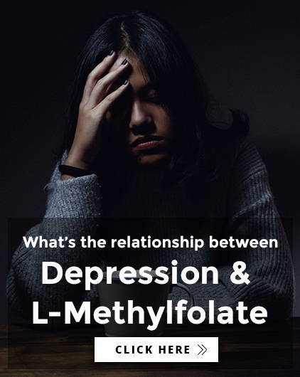 What's the relationship between depression & L-methylfolate