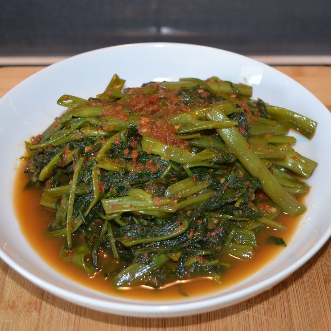 Date: 24 Feb 2020 (Mon)
35th Side: Kangkung Belacan (Shrimp Paste Chinese Water Spinach) [239] [149.1%] [Score: 9.5]
Cuisine: Malay, Malaysian, Singaporean, Indonesian
Dish Type: Side