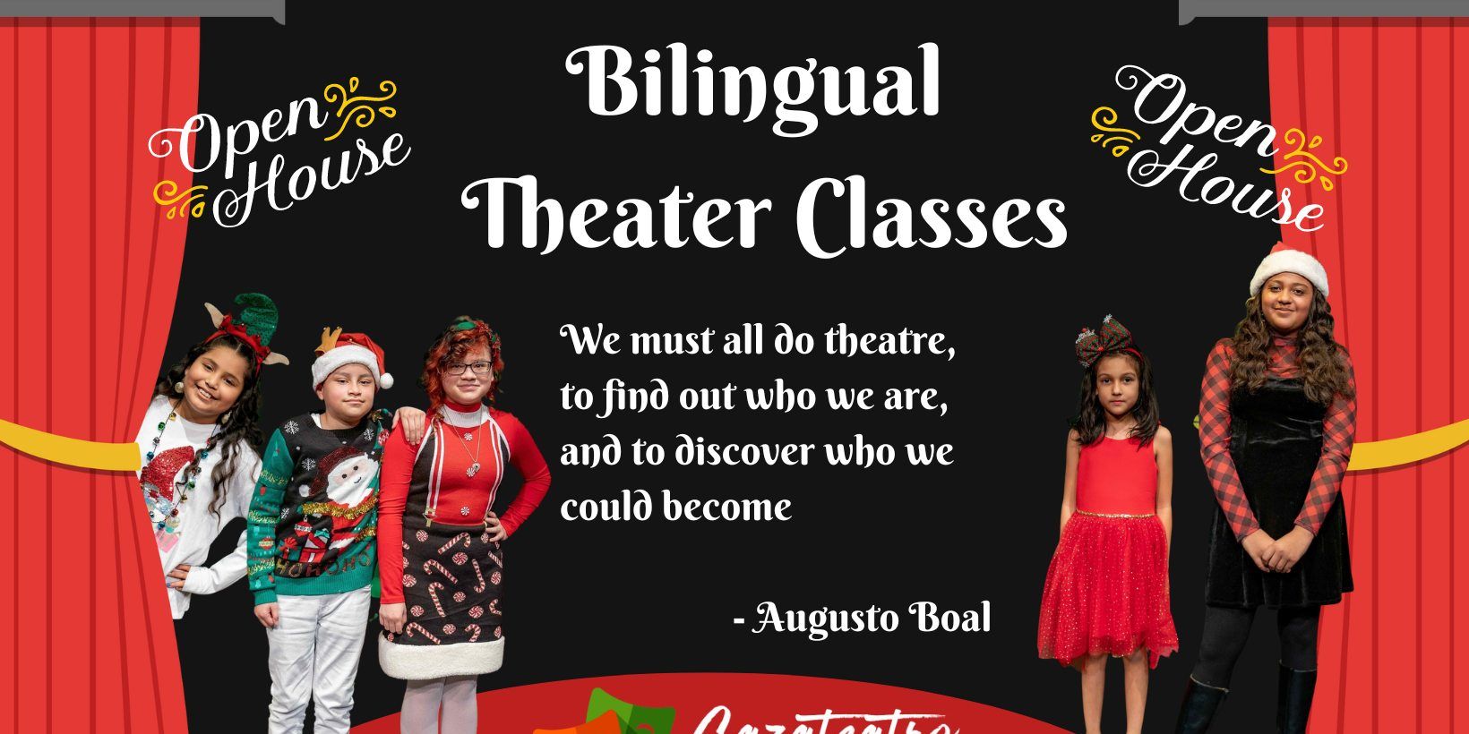 Bilingual Theater Classes Open House promotional image