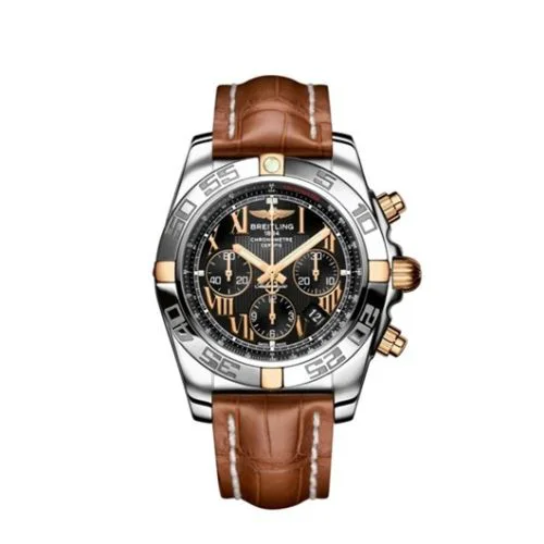 Chronomat 44 Stainless Steel / Rose Gold / Black - Roman