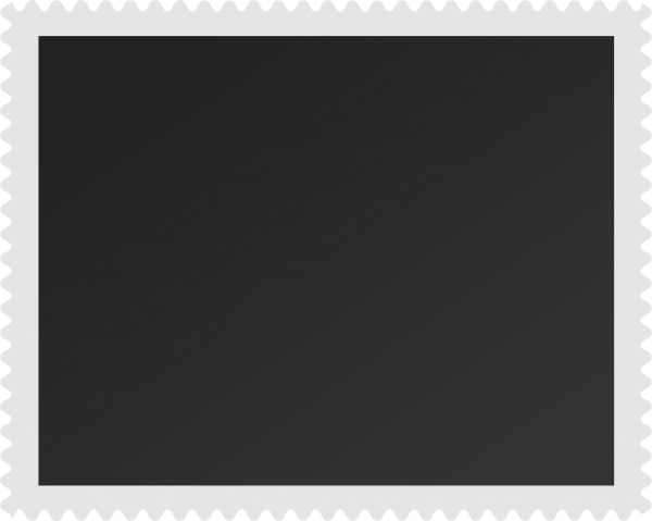 Шаблон почтовой марки в формате psd и png