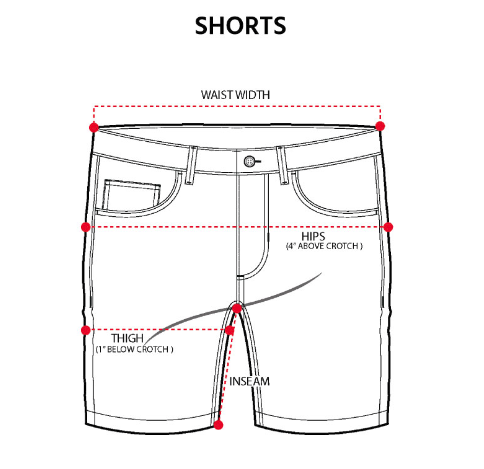 Men's Bottoms Size Guide – PENSHOPPE