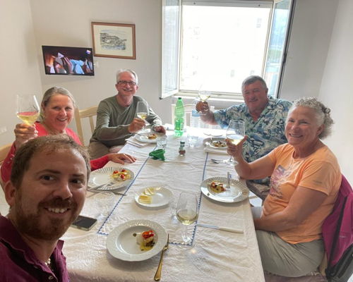Food experiences Pompei: Learn to make homemade pasta with a view of Pompeii